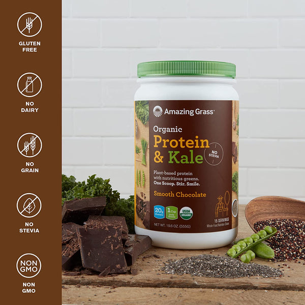 Organic Protein & Kale Smooth Chocolate