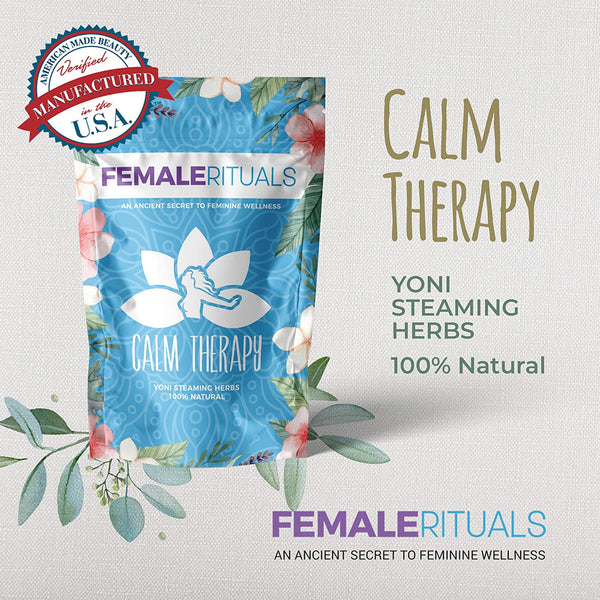 Female Rituals Yoni Steam - Calm Therapy Natural Herbs 2oz