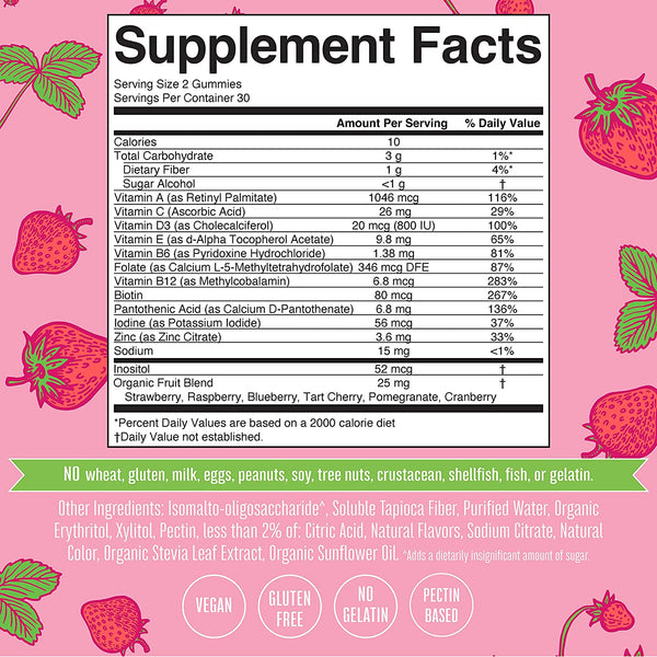 Women's Multivitamin Gummies- 60 Count