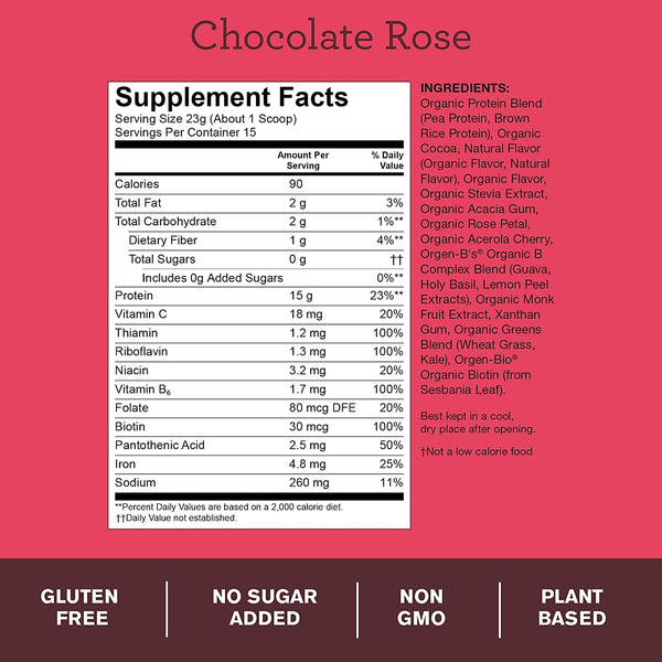 Amazing Protein GLOW Chocolate Rose