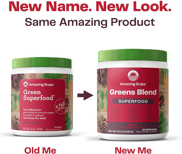 Green Superfood Powder Berry - 30 Servings