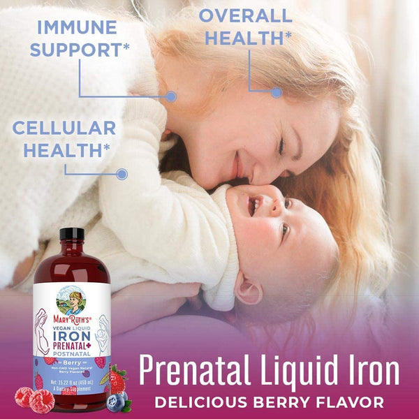 Vegan Prenatal & Postnatal Liquid Iron