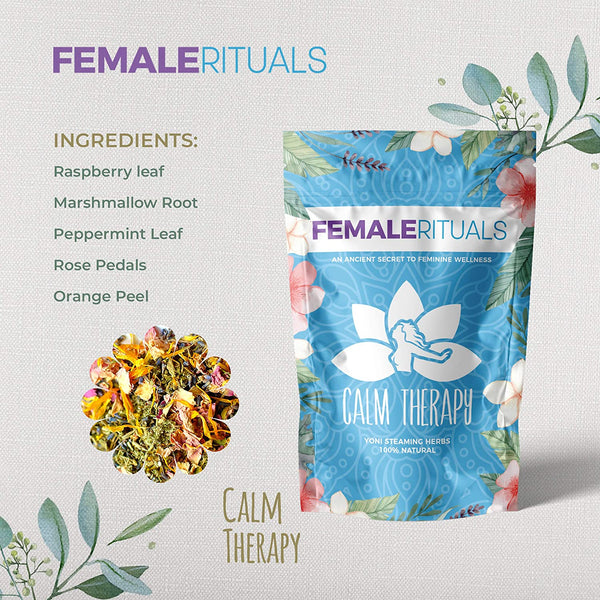 Female Rituals Yoni Steam - Calm Therapy Natural Herbs 2oz