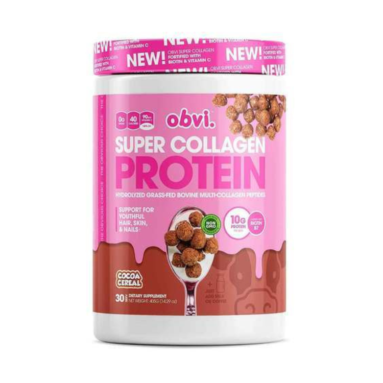 Obvi Super Collagen Protein - Cocoa Cereal - 30 servings