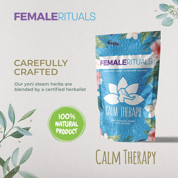 Female Rituals Yoni Steam - Calm Therapy Natural Herbs 2oz