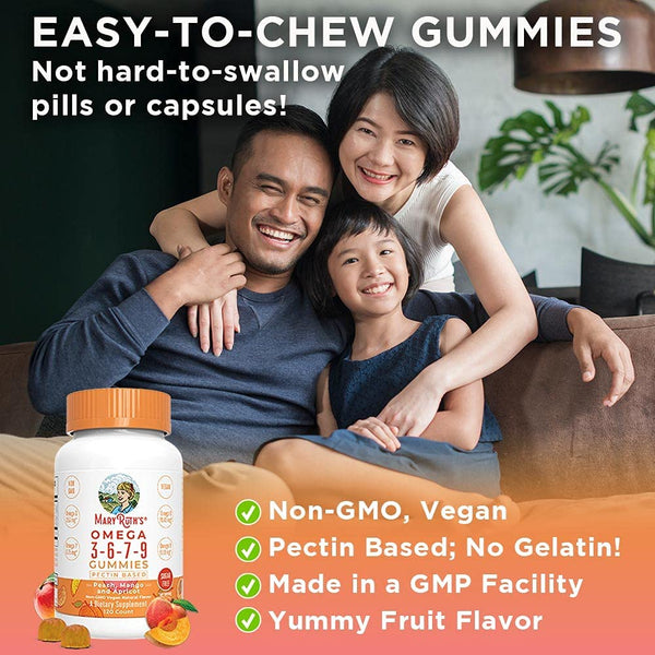 Omega 3-6-7-9 Gummies - 120 Count