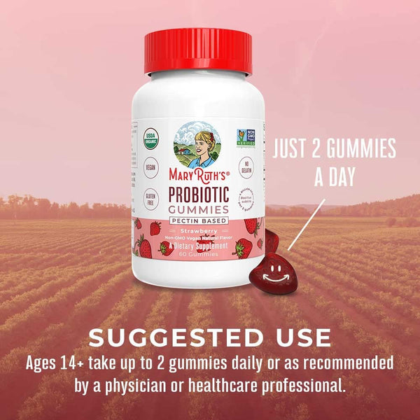 Organic Probiotic Gummies- 60 Count