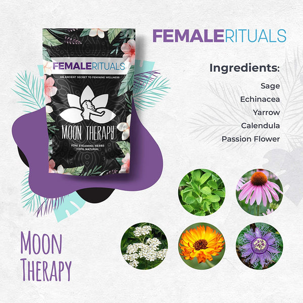 Female Rituals Yoni Steam - Moon Therapy Natural Herbs 2oz