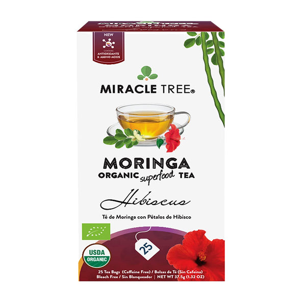 Organic Moringa Tea- Hibiscus