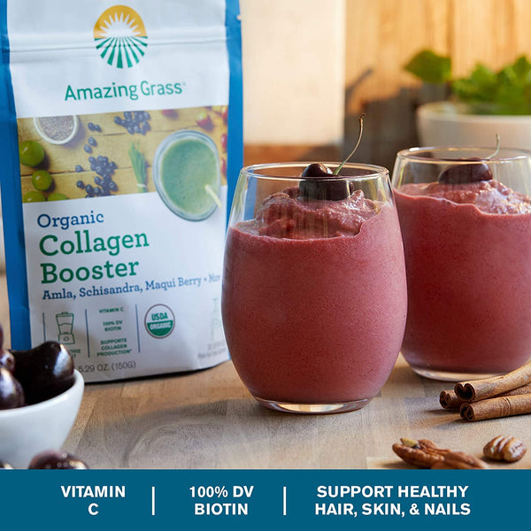 Organic Collagen Booster - Plant Based & Vegan 30 Servings