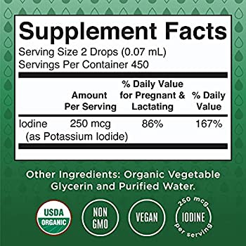 VEGAN Pure Iodine Drops (1oz)