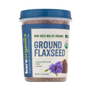 USA-Imported Raw Organic Flaxseed (Cold Milled Ground) - 8oz - 227g