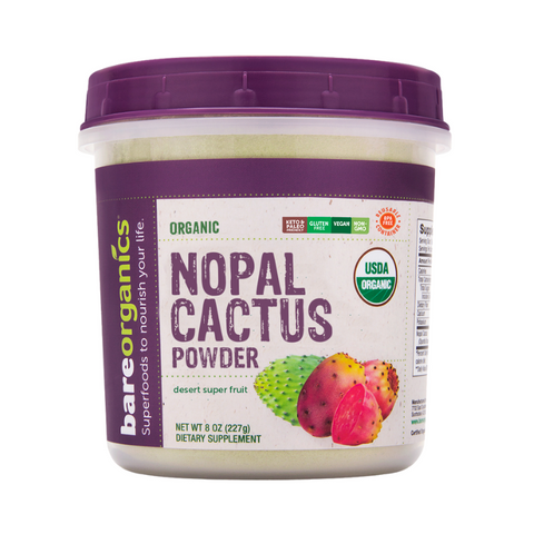 USA-Imported Raw Organic Nopal Cactus Powder - 8oz - 227g