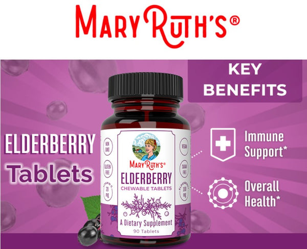 Elderberry Chewable Tablets - 90 Count