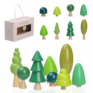 Wooden Forest Trees Parent-Child Interaction Ornament Toys