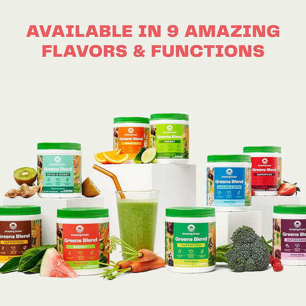 Green Superfood Powder- ENERGY Watermelon- 30 Servings