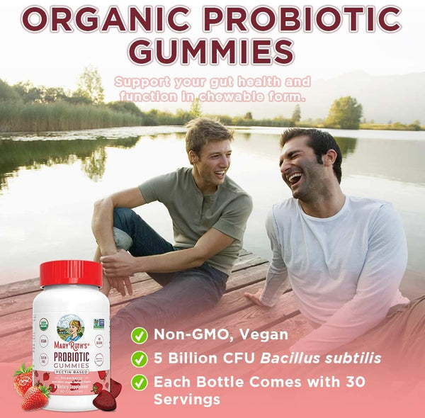 Organic Probiotic Gummies- 60 Count