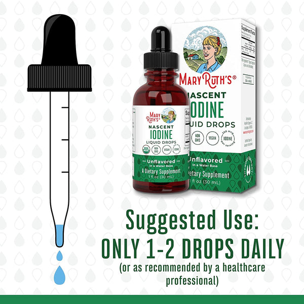 Nascent Iodine Liquid Drops - 1oz