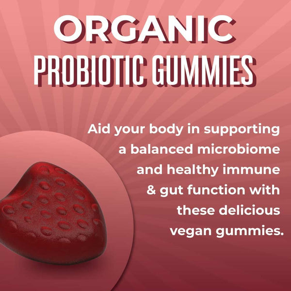 Organic Probiotic Gummies- 60 Count