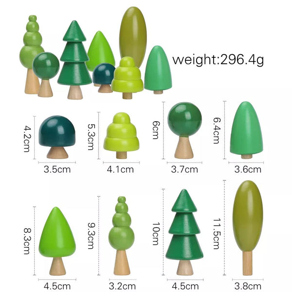 Wooden Forest Trees Parent-Child Interaction Ornament Toys