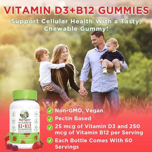 Vitamin D3 + B12 Gummies