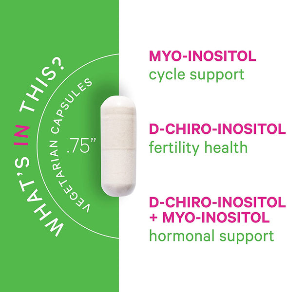 Myo/Chiro Inotisol 3:6:1 Ratio - 60 Capsules