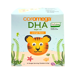 Kids Vegan DHA Omega 3 Squeeze (Algae Source) - 14 Packets