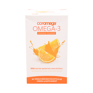 Omega 3 Tropical Squeeze + Vitamin D - 90 Packets