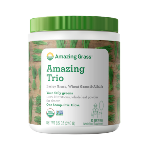 Amazing Trio - Barley | Wheat Grass | Alfalfa 30 Servings