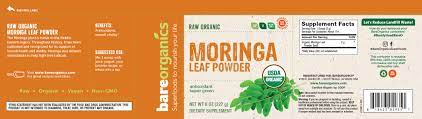 USA-Imported Raw Organic Moringa Leaf Powder - 8oz - 227g