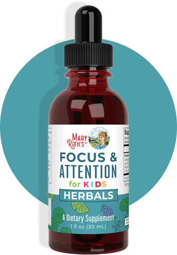 Focus & Attention VEGAN  Herbal Blend Drops for Kids (1oz)