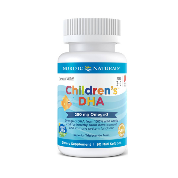 Children's DHA - 250grams 90 Soft Gels - 3-6 years old