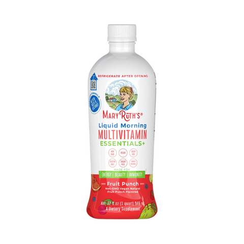 Liquid Morning VEGAN Multivitamin Essentials + (32oz) - Fruit Punch