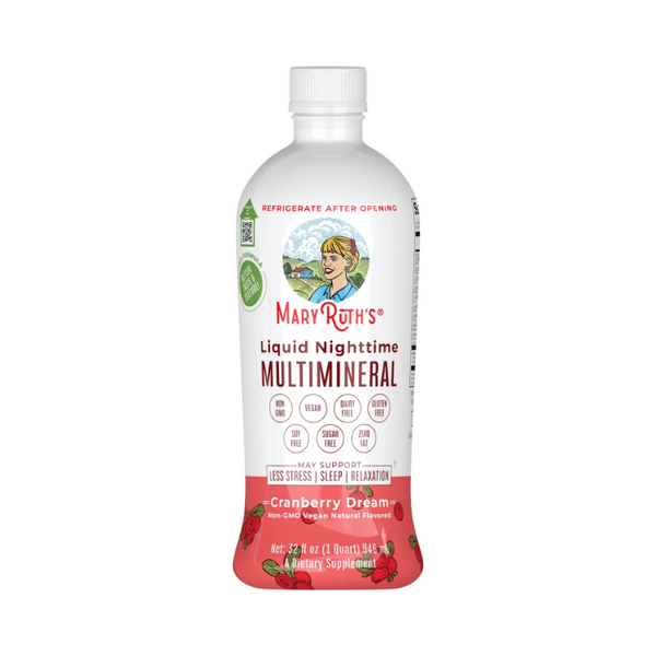 Liquid Nighttime VEGAN MultiMineral (32oz) - Cranberry Dream