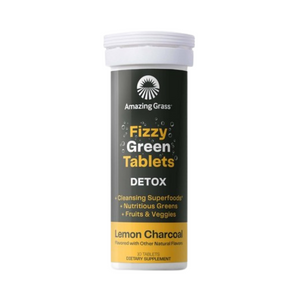 Effervescent GSF Detox - Plant Based On-The-Go Drink 10 Tablets - Lemon Charcoal