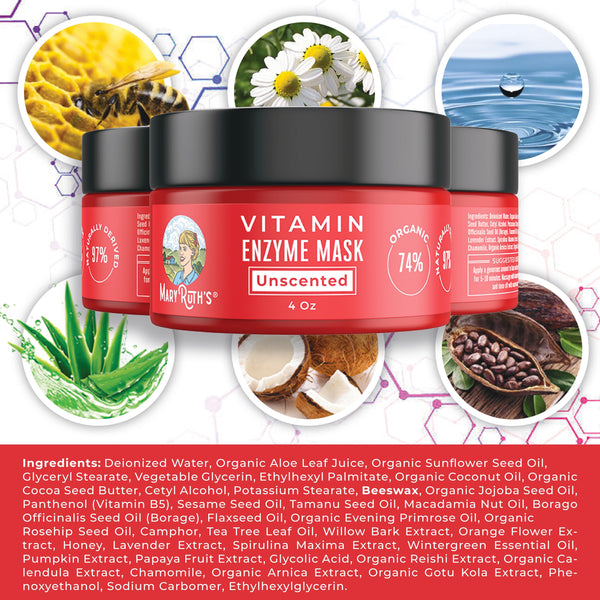 Vitamin Enzyme Brightening Mask (4oz) - Unscented