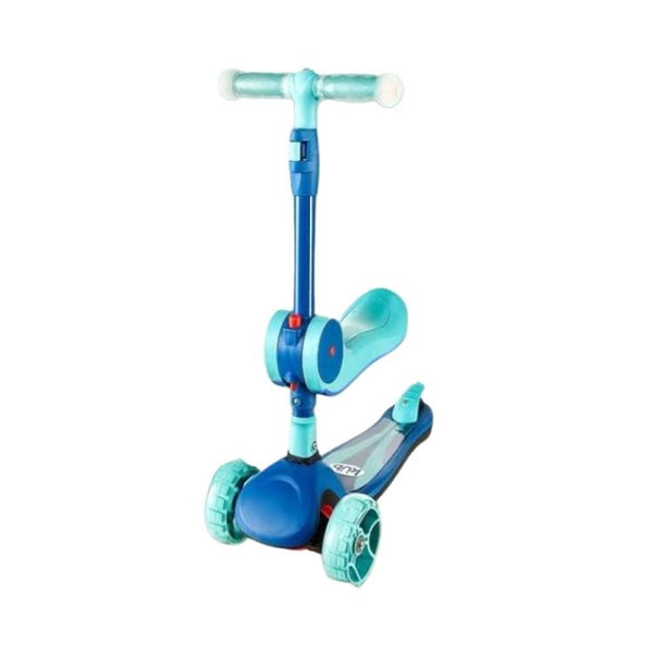 Foldable Scooter With Rotating Seat - Blue