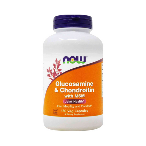 Glucosamine & Chondroitin Plus MSM for Joints - 180 Capsules