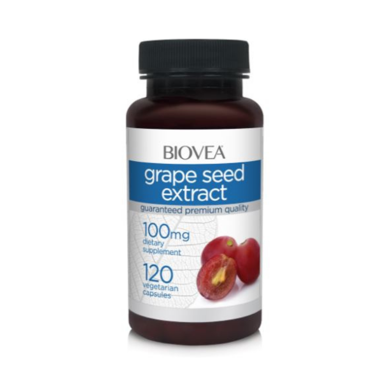 Grape Seed Extract (100mg) - 120 Capsules (For Blood Circulation & Anti Inflammatory)