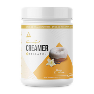 Grass Fed Keto Creamer w/ Collagen - Vanilla Sweet Cream - 15 Servings