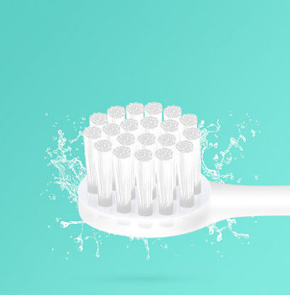 Kids Intelligent Replacement Whitening Electric Toothbrush Heads - White