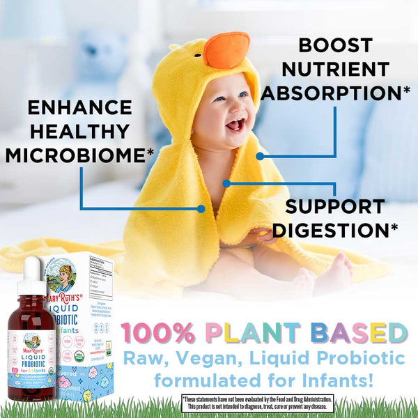 VEGAN Liquid Probiotic for Infants (1oz)