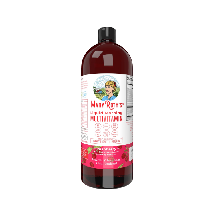 Liquid Morning VEGAN Multivitamin Essentials (Raspberry)