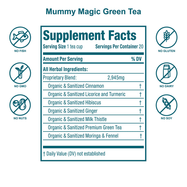 Mummy Magic Weight Loss Green Tea - 20 Teabags