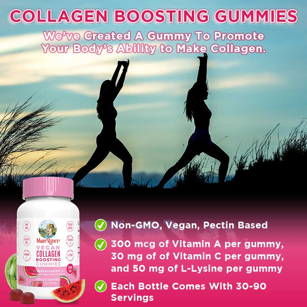 Collagen Boosting Gummies 90 Count - Watermelon