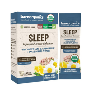 On-the-Go Organic Vegan SLEEP Superfood Water Enhancer - 5 Sticks