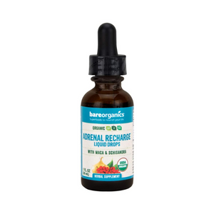 Organic Adrenal Recharge (Energy & Stress Relief) Liquid Herbal Drops - 1fl oz - 30ml