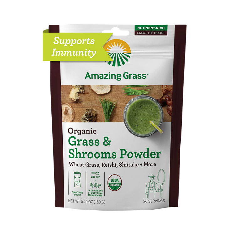 Organic Grass & Shrooms Powder - 30 Servings