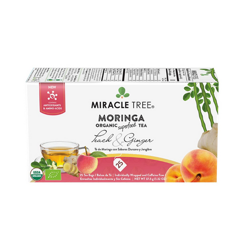 Organic Moringa Tea- Peach & Ginger