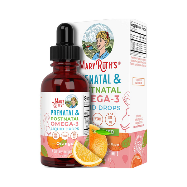 Prenatal & Postnatal Omega-3 Liquid Drops (2oz)